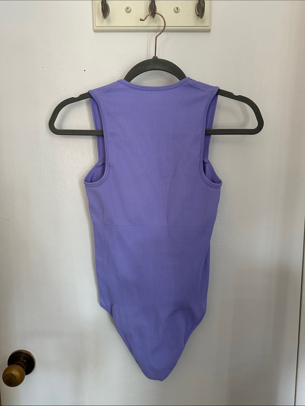 Purple One-Piece - Ribbed Design - Picture 3 of 5